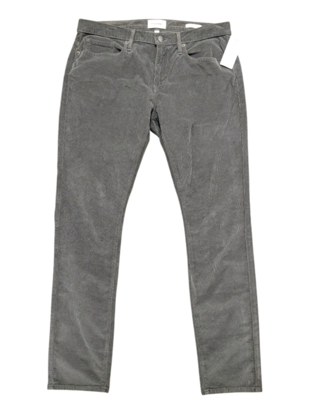 Frame NWT Men's 34 X 32 L'Homme Slim Corduroy Jeans Pants in Saville Gray